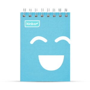 Kinbor A6 Spiral Notepad - Smiley	HWYG0807 – Sky Blue