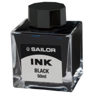 Sailor Dye Ink Bottle - (50 ML) – 50 ML / Black