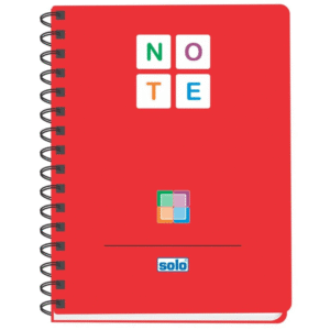 Solo A5 Spiral Notebook – A5 / Red