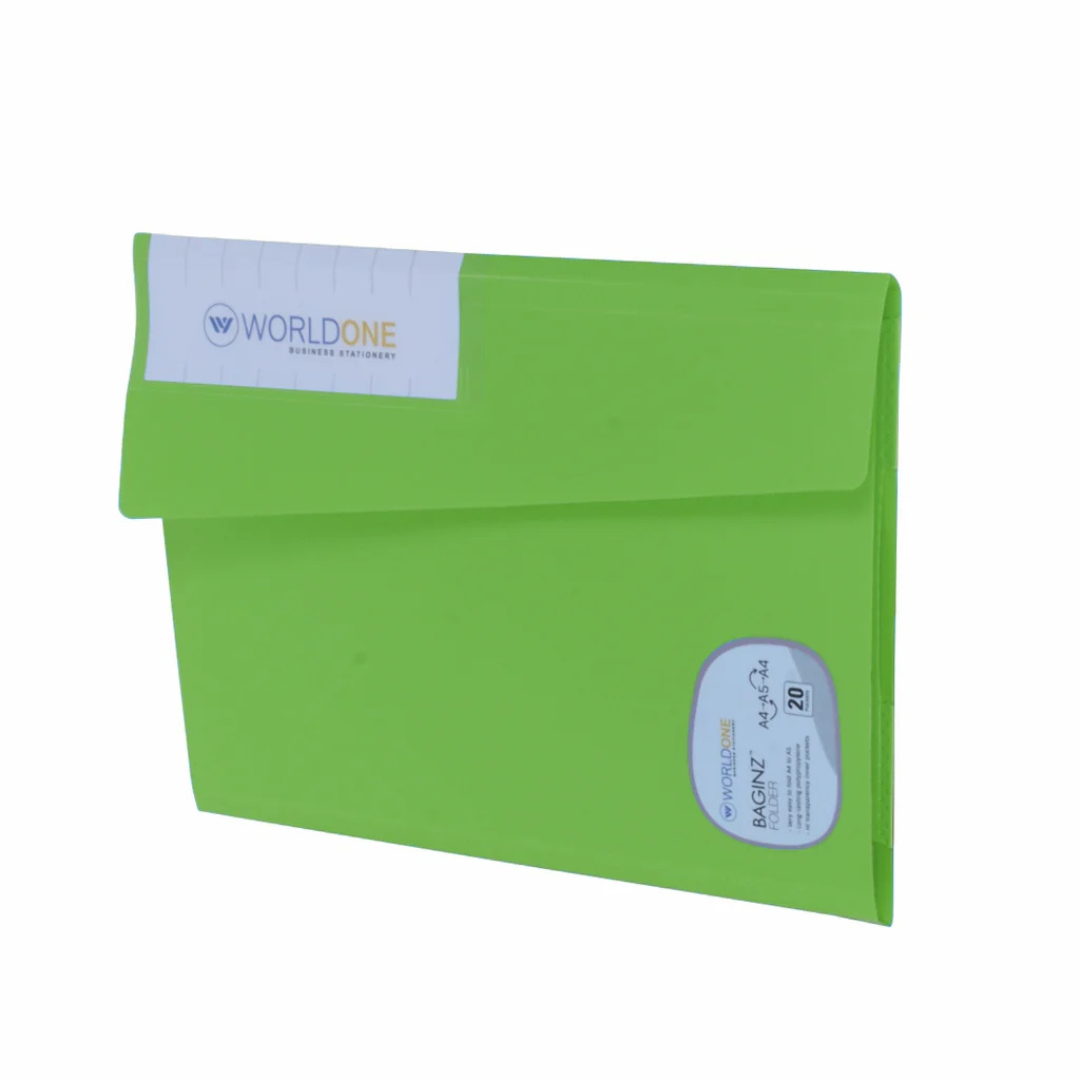 WorldoneConvertibleA4Folder-Green.png