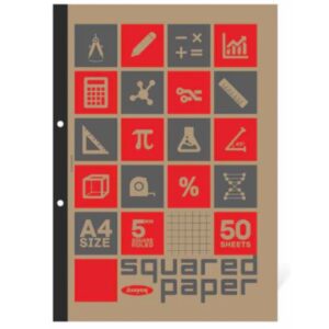 Anupam Squared Ruled A4 Notebooks – A4
