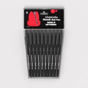 Classmate Hook Ball Pens- Pack of 10 – Black