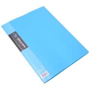 Deli W5031 Rio Display Book A4 Pockets – 10 / Sky Blue