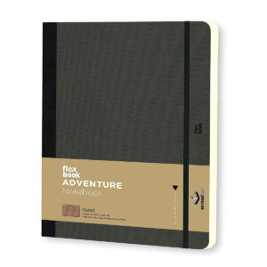 Flexbook Adventure Series - Ruled- Pocket – Off Black