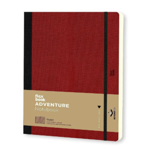Flexbook Adventure Series - Ruled- Pocket – Red