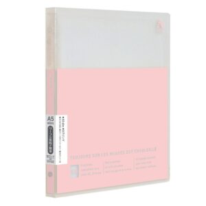Kokuyo Papelule Avance Slim Binder – A5 / Pink Beige