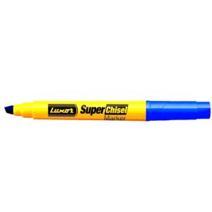 Luxor Super Chisel Marker Pack Of 10 – Blue