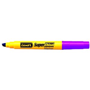 Luxor Super Chisel Marker Pack Of 10 – Purple