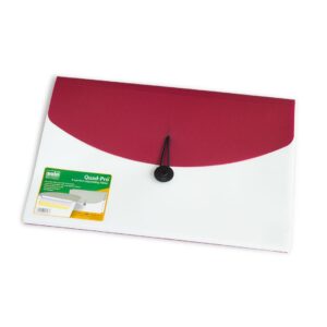 Solo QuadPro 4-section Expanding Folder -A4 – A4 / Red