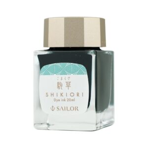 Sailor Shikiori Fairytale Ink Bottle-20 ML – Green (Komakusa)