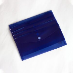 Solo Transparent Button Bag Pack of 10 – Dark Blue