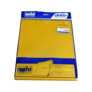Solo Clear Folder A4 Size Pack Of 10 – A4 / Yellow