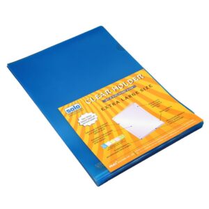 Solo Clear Folder-F/C Pack Of 10 – F/C / Blue
