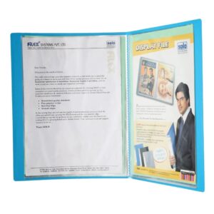 Solo Display Files 20 Pockets A4 – A4 / Sky Blue
