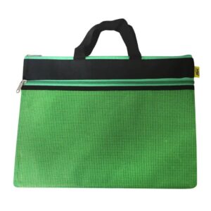 Trio Dutone Zip Handle Bag – Green