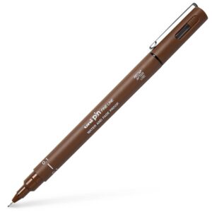 Uni Pin Fineliner – 0.1mm/Sepia