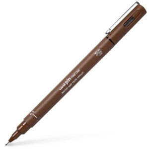 Uni Pin Fineliner – 0.5mm/Sepia Ink
